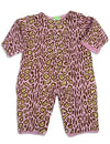 Snopea - Baby Girls Long Sleeve Leopard Coverall