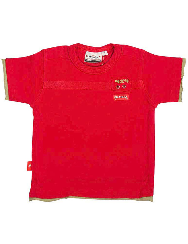 Wild Mango Baby Infant Boys Short Sleeve Cotton Fashion T-Shirt Tee Shirt Top