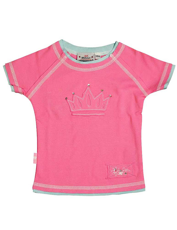 Wild Mango Baby Infant  Toddler Girls Short Sleeve Cotton Tee Shirt T-Shirt Top