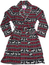 B.O.P.J. - Ladies Long Sleeve Fleece Robe